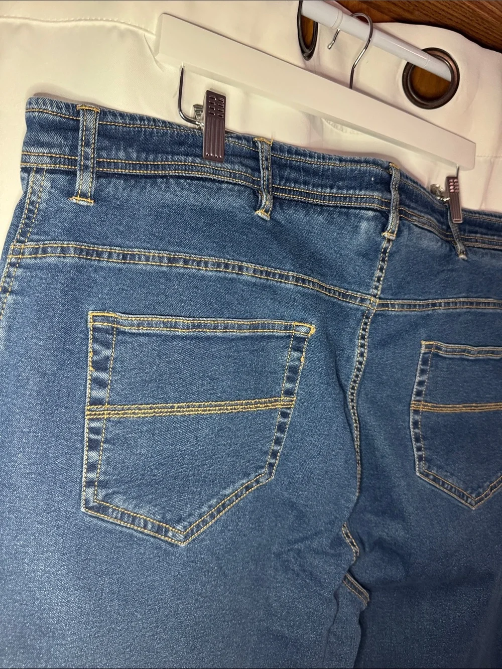 Duke Haband Classic Jeans Mens 42m Straight Leg Blue Denim Pants